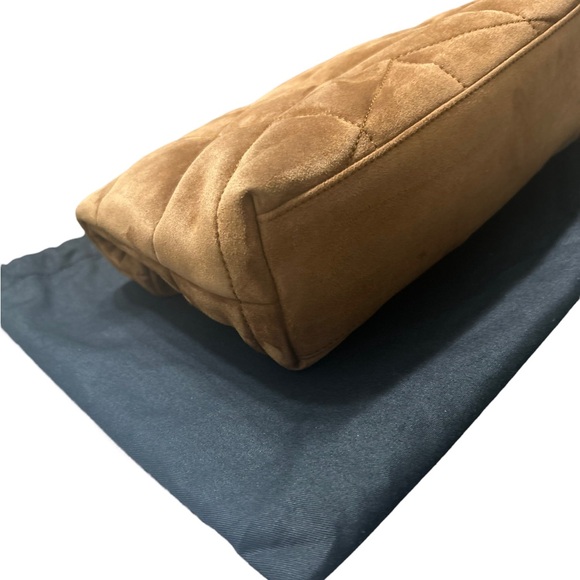 NWT YSL SAINT LAURENT LOULOU PUFFER SUEDE CROSSBODY SHOULDER BAG - Picture 8 of 16